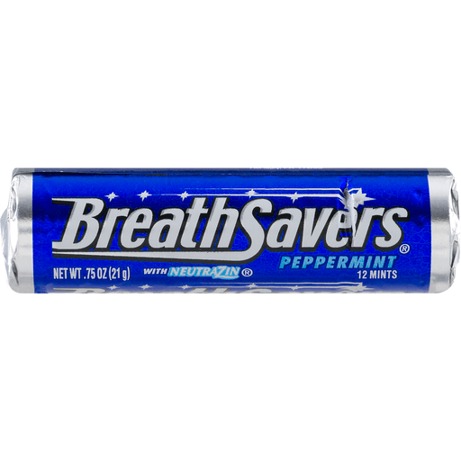 slide 8 of 9, Breath Savers Sugar Free Mints Peppermint, 0.75 oz
