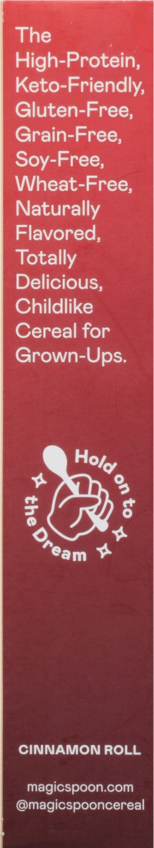 slide 4 of 12, Magic Spoon Grain-Free Cinnamon Roll Cereal 7 oz, 9.65 oz