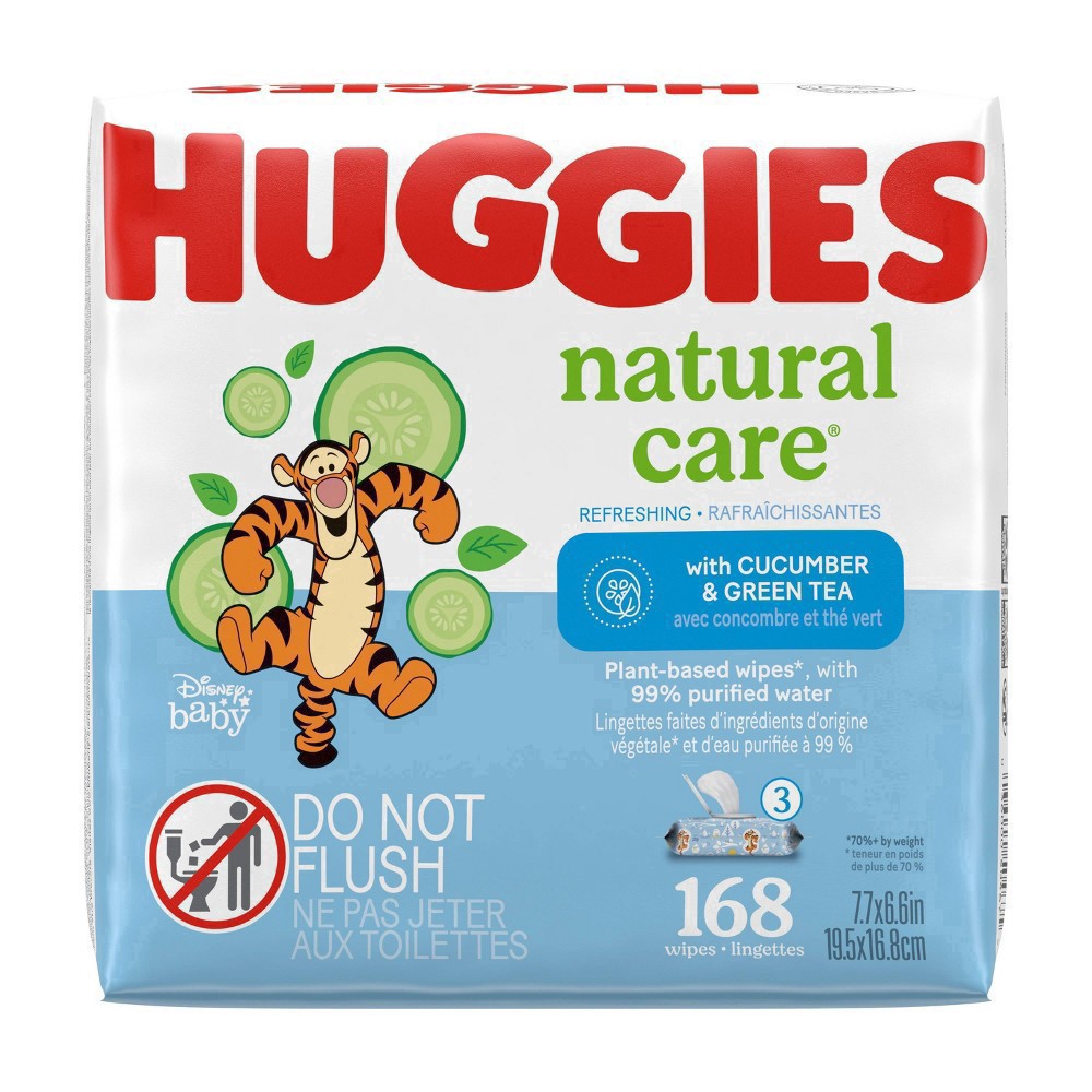 slide 34 of 71, Huggies Natural Care Refreshing Scented Baby Wipes - 168ct/3pk, 168 ct