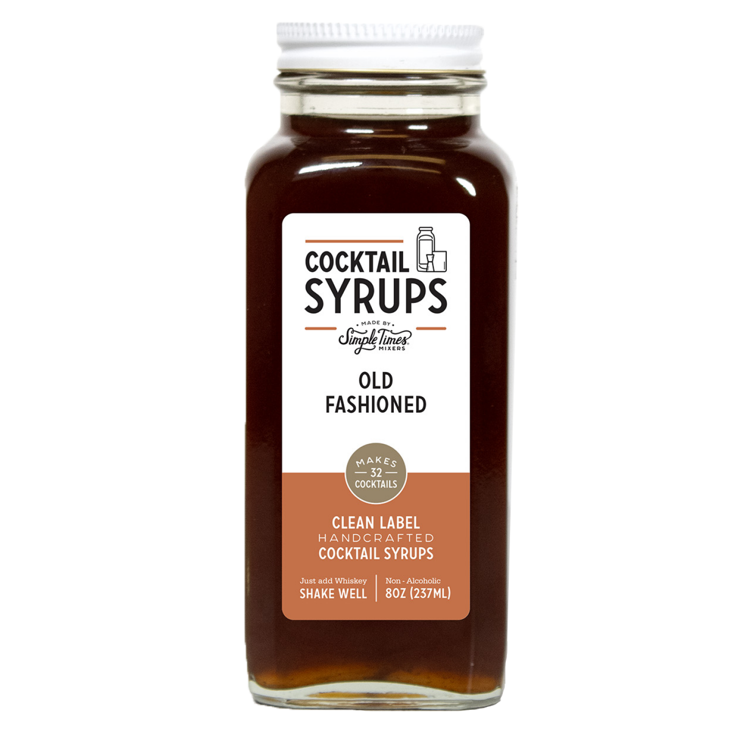 slide 1 of 3, Simple Times Old Fashioned Cocktail Syrup, 8 oz