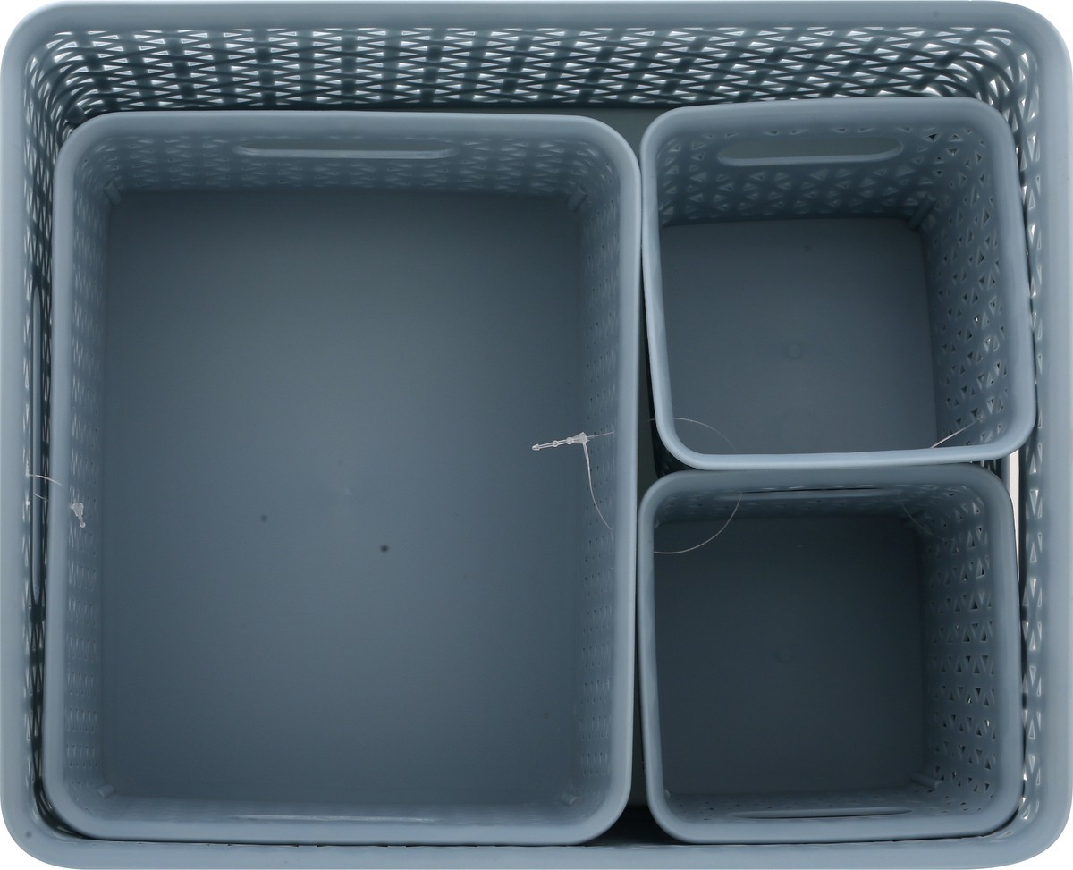 slide 6 of 9, Whitmor Resin Form Tote Set Arona, 4 ct