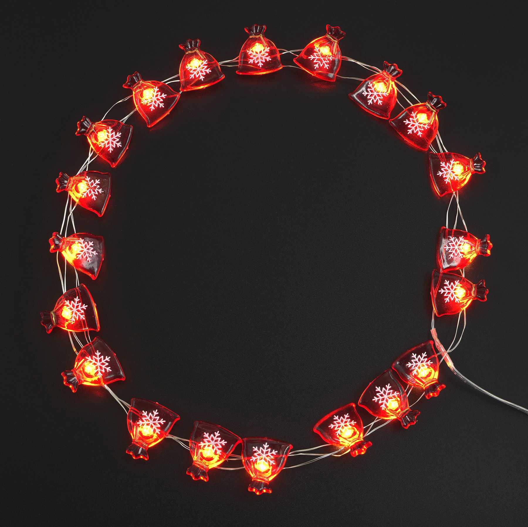 slide 2 of 2, 6ft. Santa's Bag Led Icon String Lights By Ashland, 6.2 ft