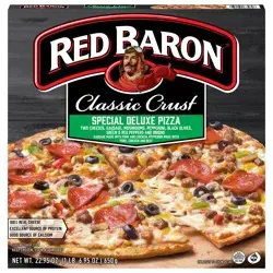 Red Baron Frozen Pizza Classic Crust Special Deluxe