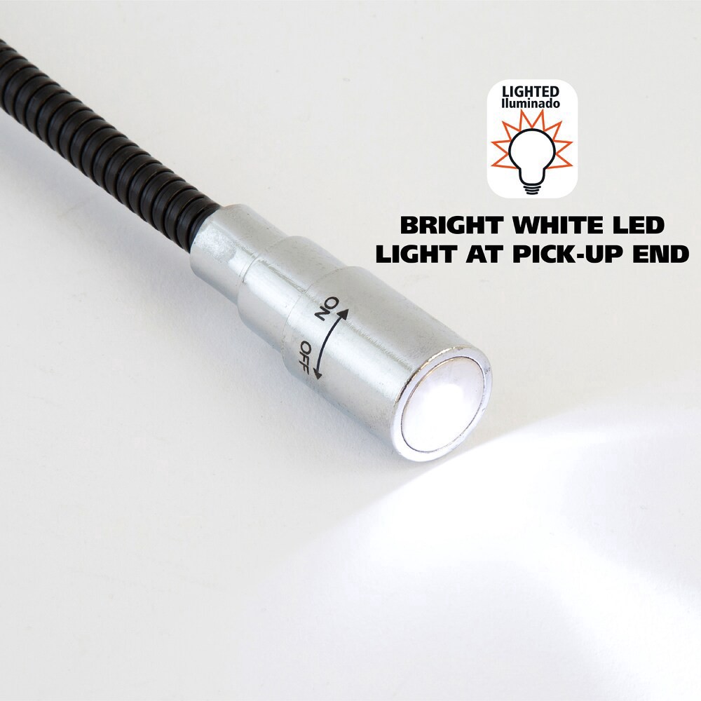 slide 4 of 4, Great Neck® Flexible Pickup Tool with Light, 1 ct