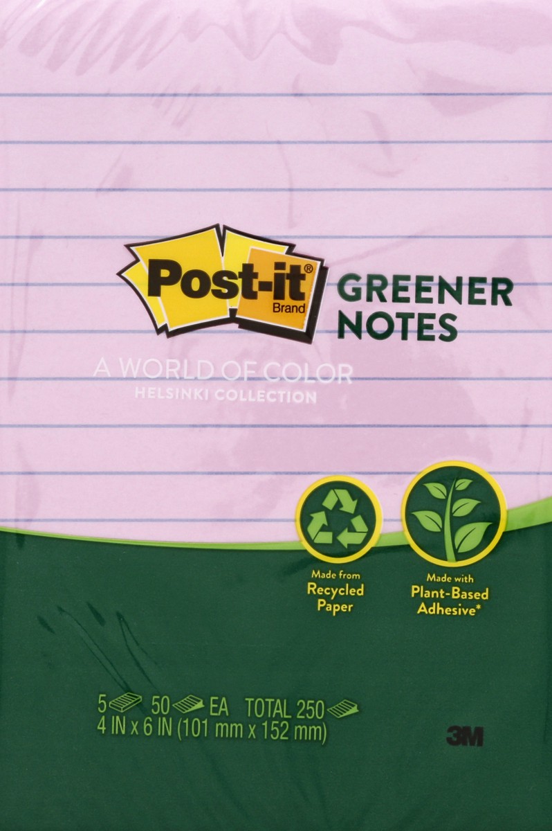 slide 8 of 10, Post-it Greener Notes 5 ea, 5 ct