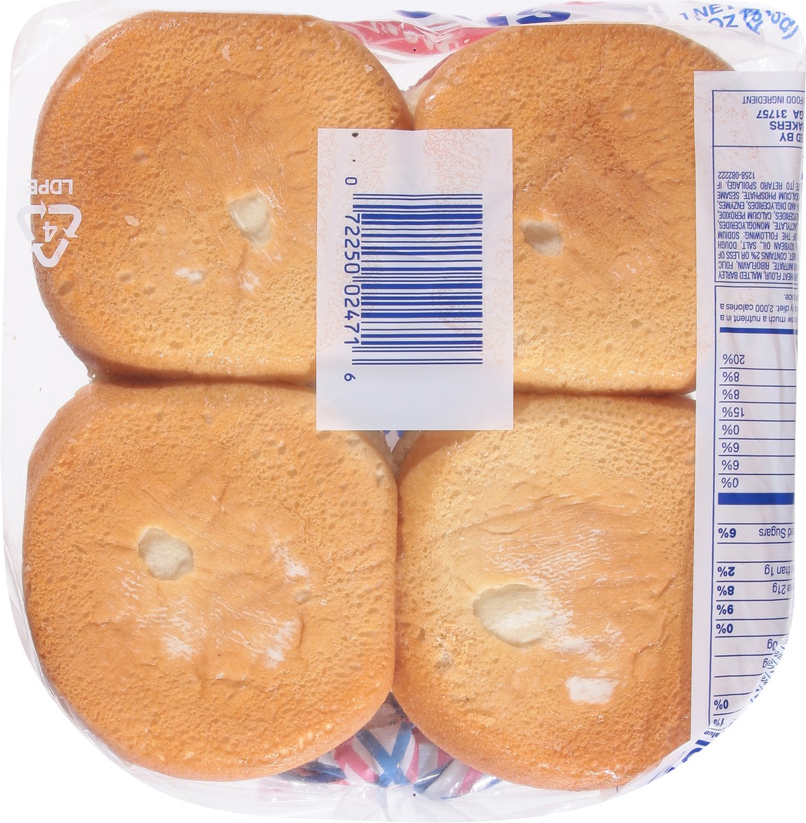 slide 3 of 9, Oven Fresh Sliced Enriched Buns 8 ea, 8 ct