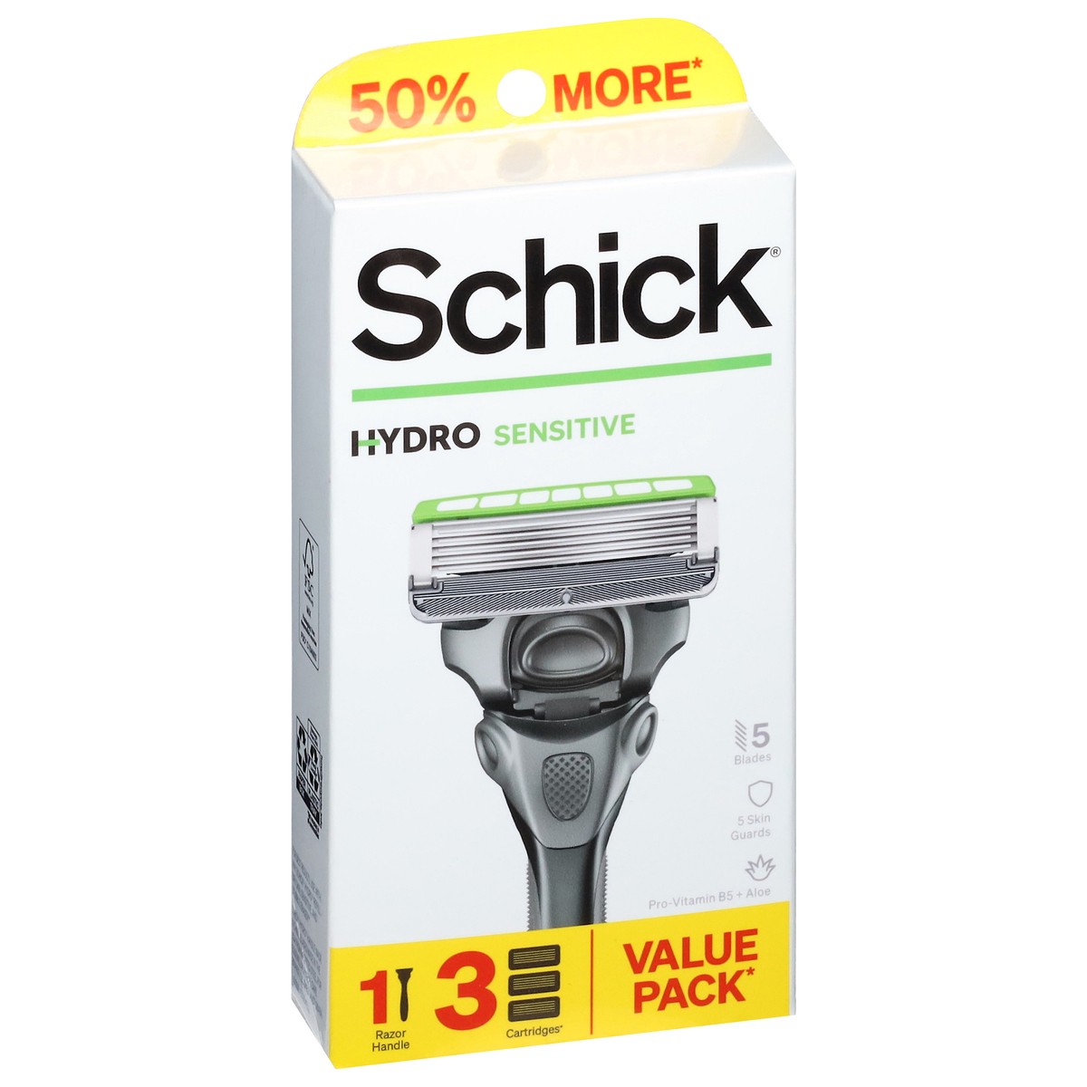 slide 4 of 13, Schick Sensitive Hydro Razor Value Pack 1 ea, 1 ct