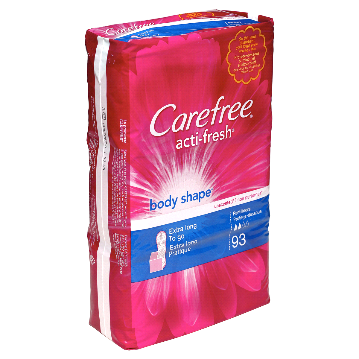 Carefree Fresh Extra Long Light Panty Liners Shipt