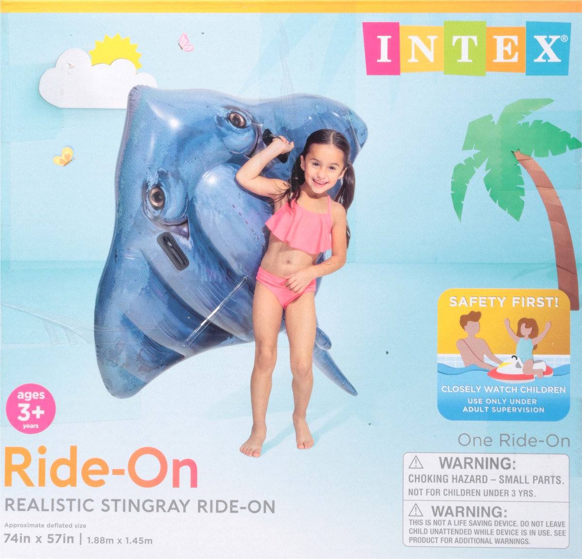 slide 2 of 9, Intex Stingray Ride-On 1 ea, 1 ct