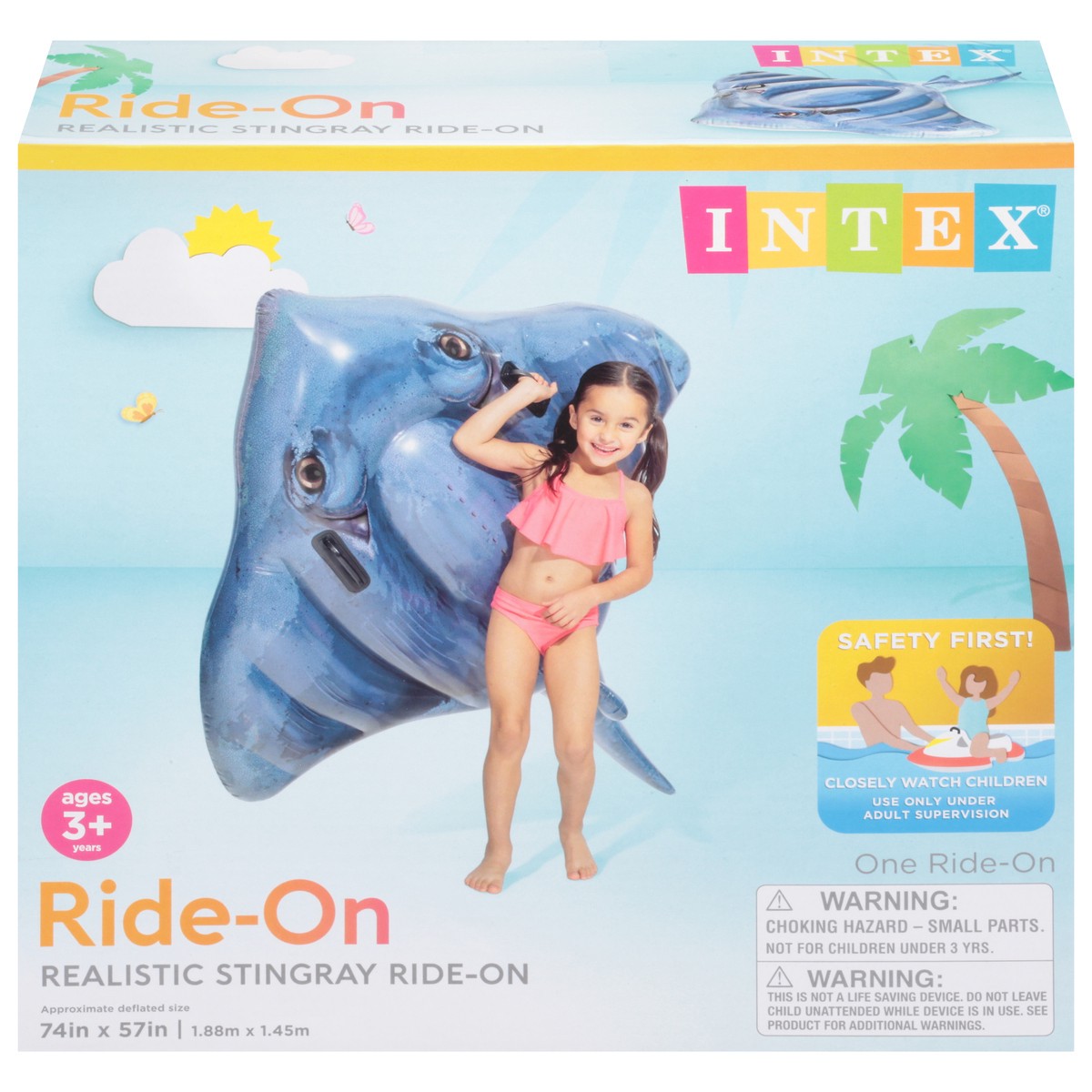 slide 1 of 9, Intex Stingray Ride-On 1 ea, 1 ct