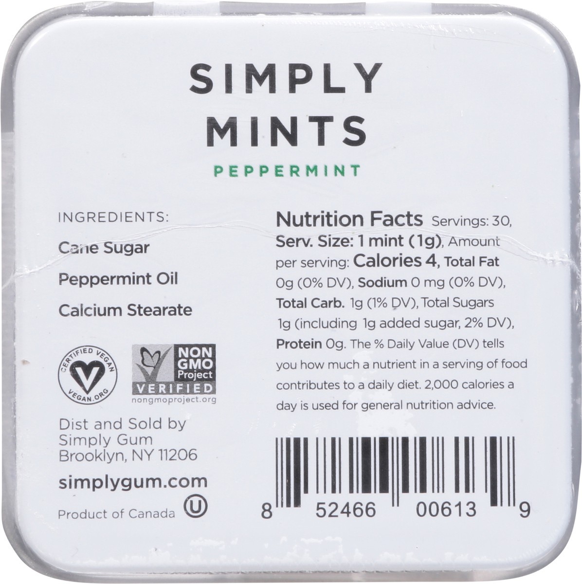 slide 4 of 13, Simply Mints Peppermint Mints 1.1 oz, 1.1 oz