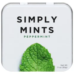 Simply Mints Peppermint Mints 1.1 oz