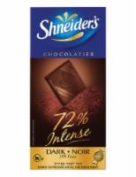 slide 1 of 1, Shneider's Dark Chocolate Intense 72%, 3.5 oz