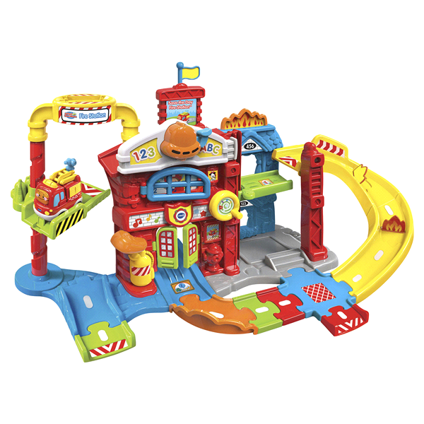 slide 1 of 1, VTech Go! Go! Smart Wheels Save the Day Fire Station, 1 ct