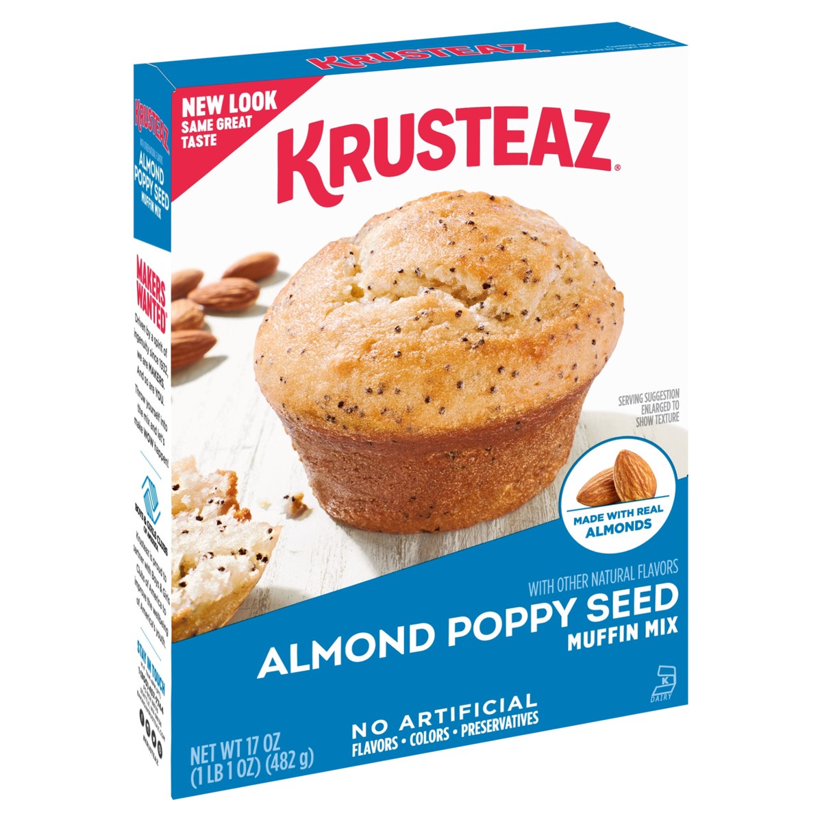 slide 9 of 9, Krusteaz Muffin Mix, 17 oz