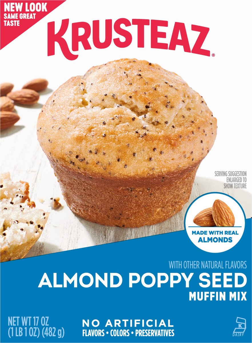 slide 5 of 9, Krusteaz Muffin Mix, 17 oz