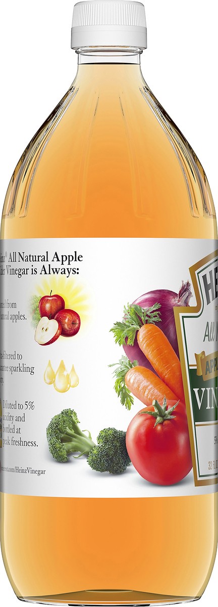 slide 8 of 9, Heinz Apple Cider Vinegar, 32 fl oz Bottle, 384 fl oz