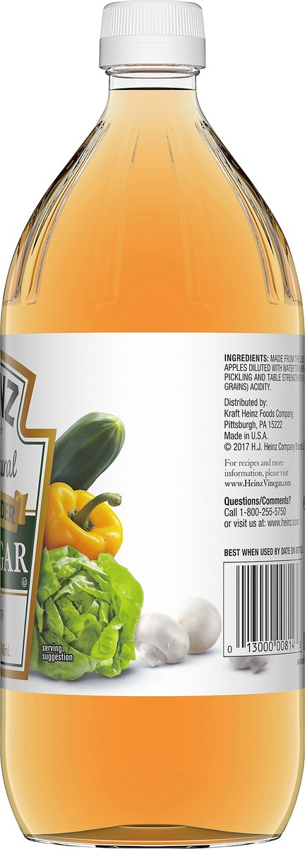 slide 7 of 9, Heinz Apple Cider Vinegar, 32 fl oz Bottle, 384 fl oz