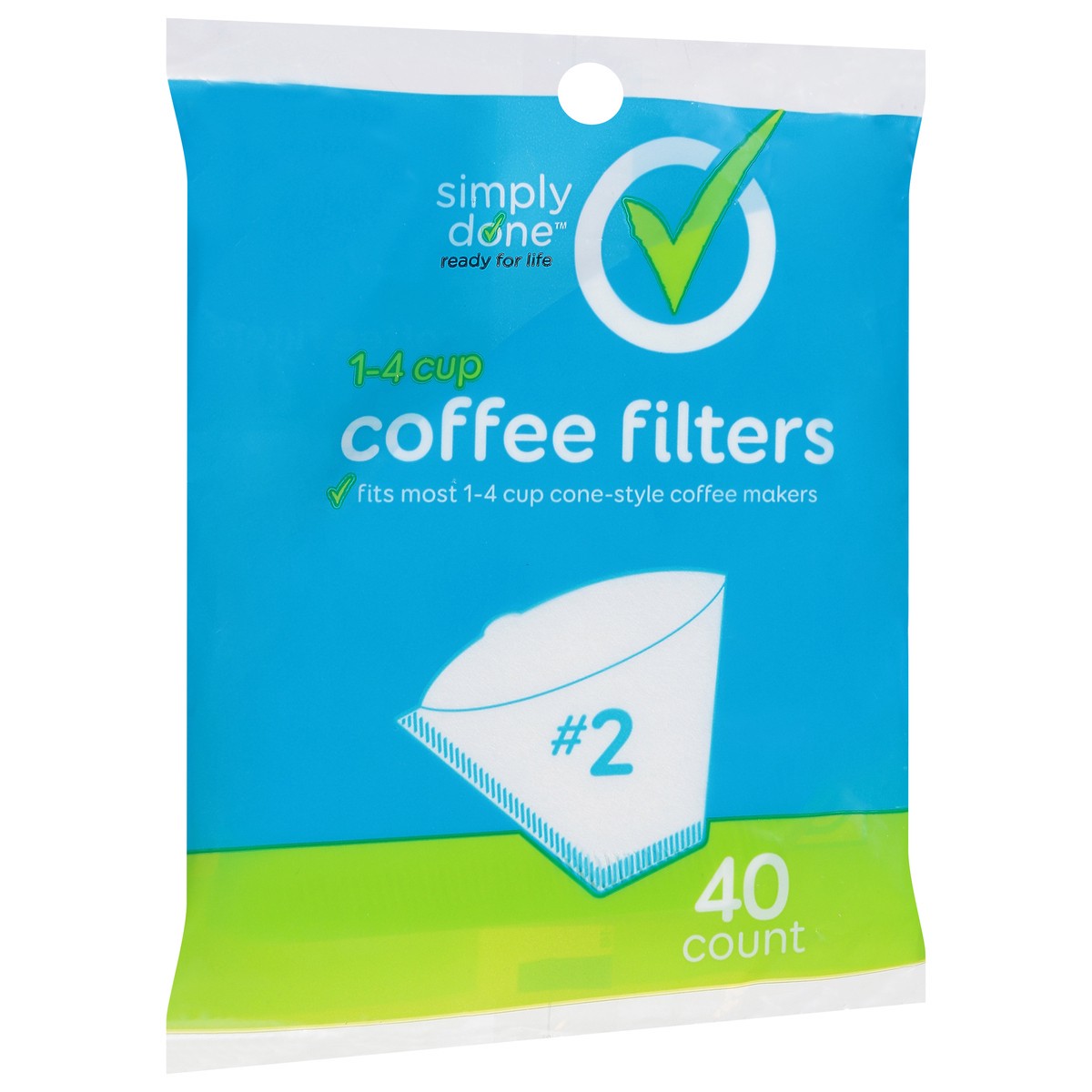 slide 3 of 9, Simply Done Coffee Filters, No. - 40 ct, 40 ct