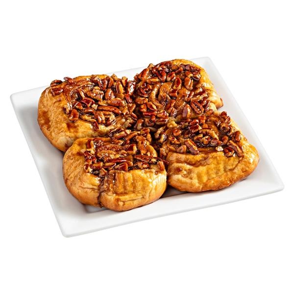 slide 1 of 1, Hy-Vee Sticky Pecan Cinnamon Rolls 4 Count, 4 ct; 2.75 oz