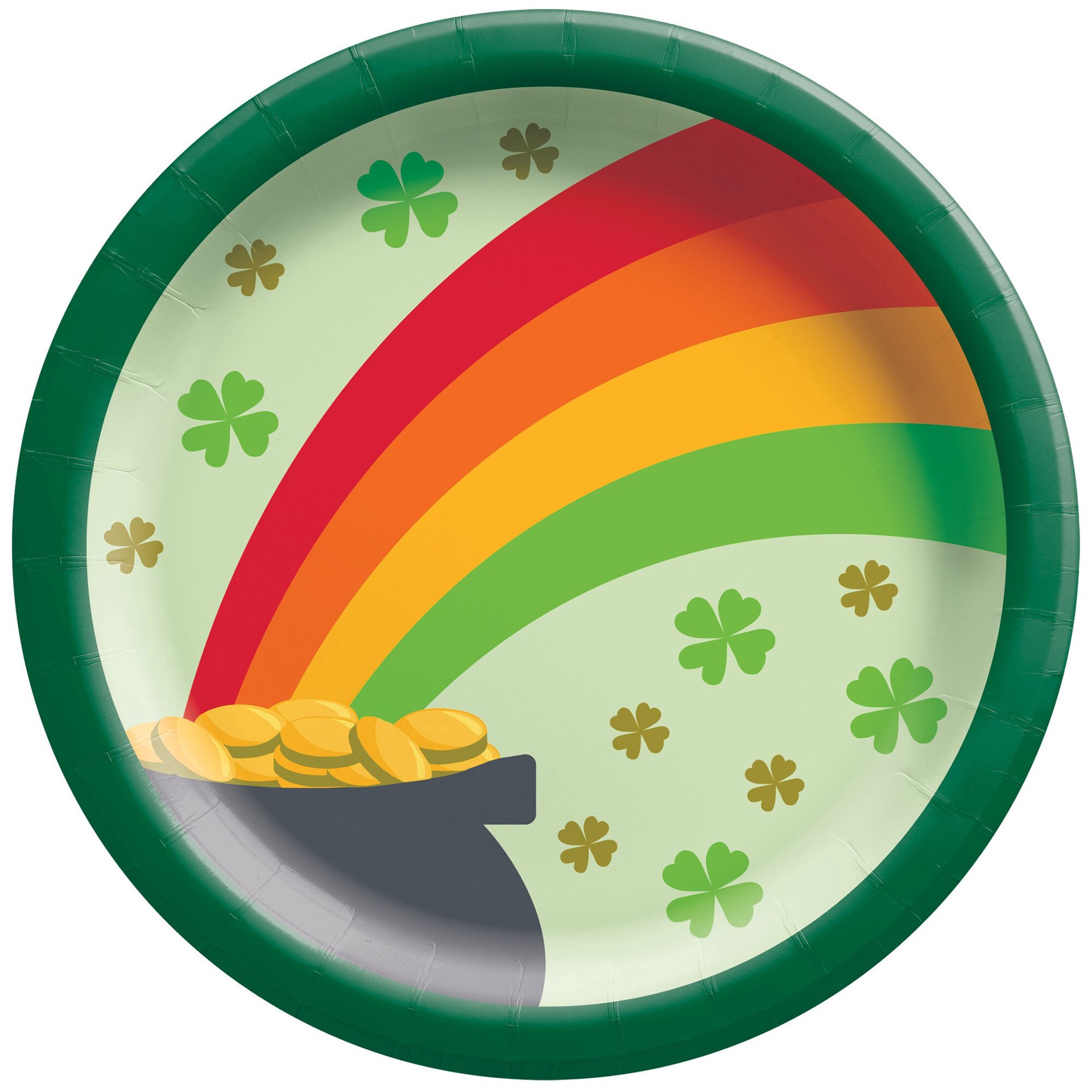 slide 1 of 1, PARTY IMPRESSIONS Plt 8.5In St. Patrick's Rainbow 8Ct, 1 ct