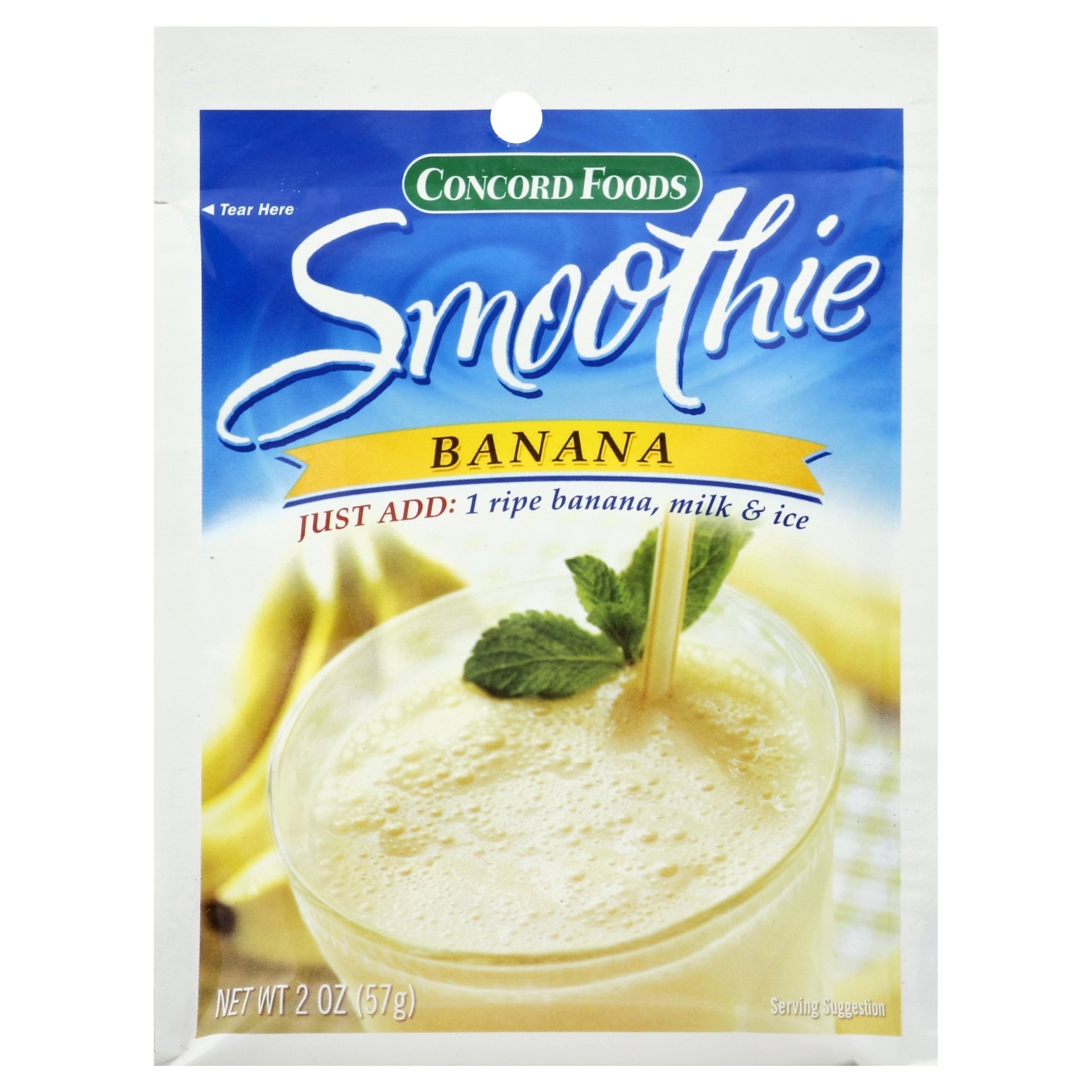 slide 1 of 1, Concord Foods Smoothie Mix, Tropical Pineapple - 2 oz, 2 oz