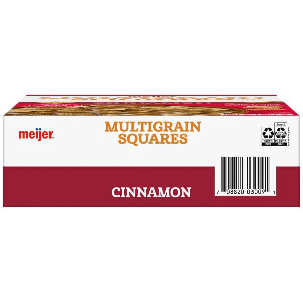 slide 28 of 29, Meijer Multigrain Cinnamon Squares, 18 oz