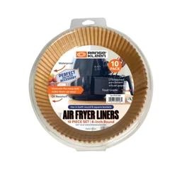 Range Kleen 10-Pk 8 Inch Round Air Fryer Parchment Liners