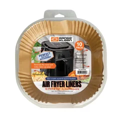 Range Kleen 10-Pk 8-Inch Square Air Fryer Parchment Liners