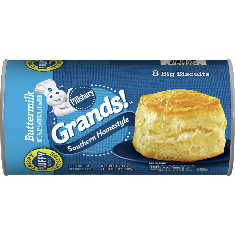 slide 1 of 1, Pillsbury Grands! Southern Homestyle Buttermilk Biscuits, 16.3 oz