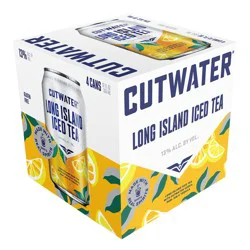 Cutwater Spirits Spirits Long Island Iced Tea, 4 Pack 12 fl. oz. Cans