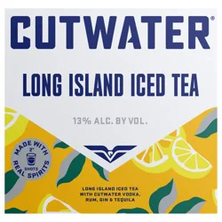 Cutwater Spirits Spirits Long Island Iced Tea, 4 Pack 12 fl. oz. Cans
