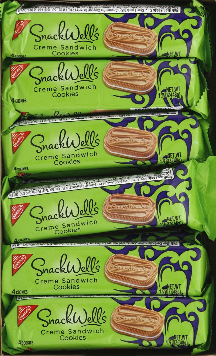 slide 2 of 4, SnackWell's Creme Sandwich Cookies, 1.7 oz