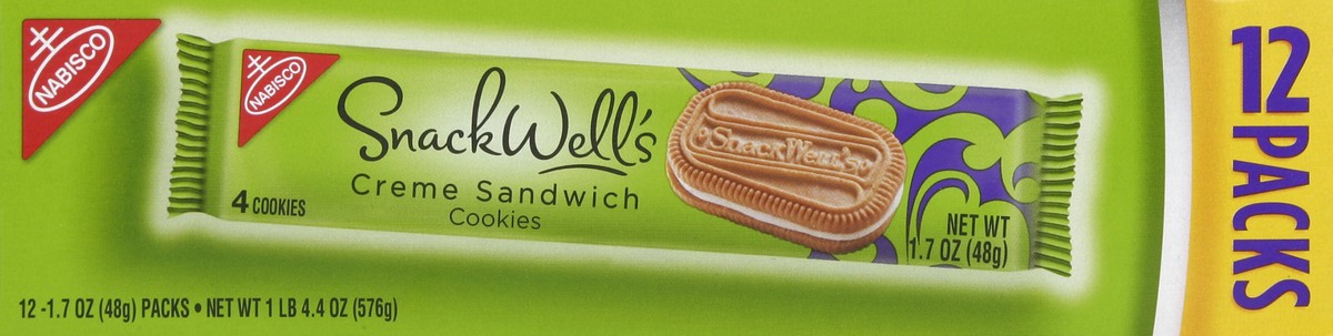 slide 3 of 4, SnackWell's Creme Sandwich Cookies, 1.7 oz