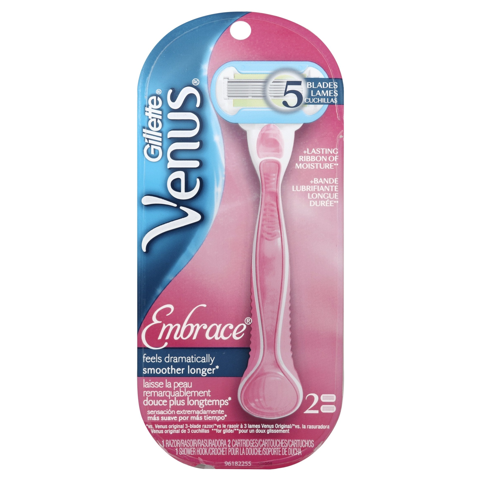 Gillette Venus Extra Smooth Pink Women's Razor 1 Handle + 2 Refills 1