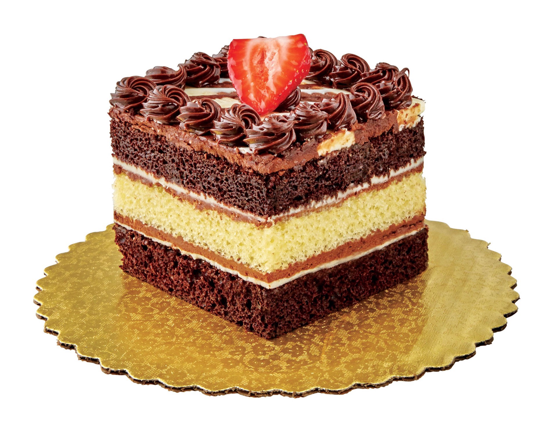 slide 1 of 1, H-E-B Bakery Triple Chocolate Tiger Cakerie for Two, 54 ct