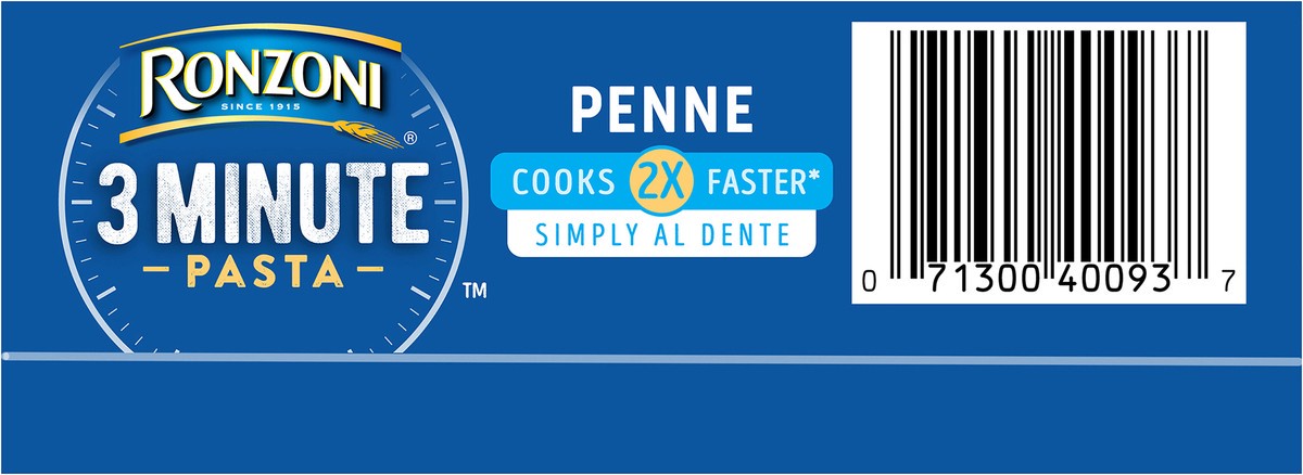 slide 3 of 8, Ronzoni 3Minute Pasta Penne, 12 oz