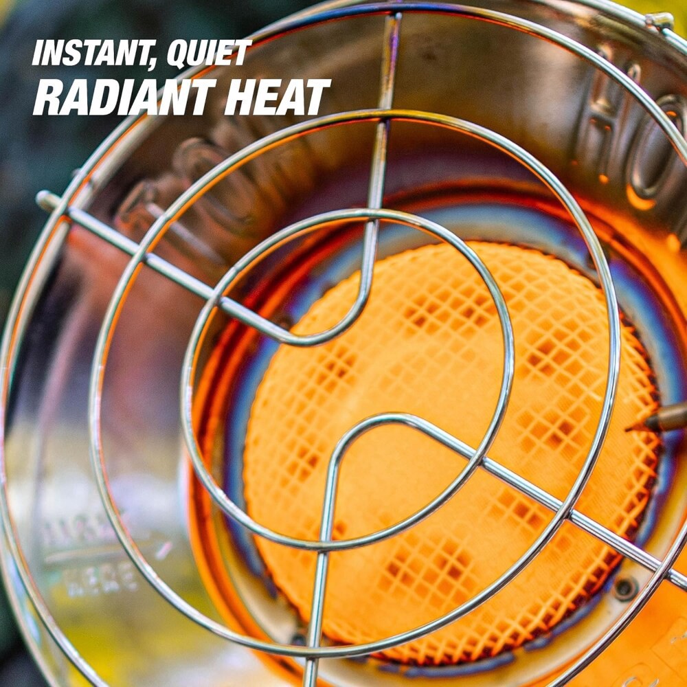 slide 2 of 3, Mr. Heater 15K BTU Single Tank Top Portable Propane Radiant Heater, Silver, 1 ct