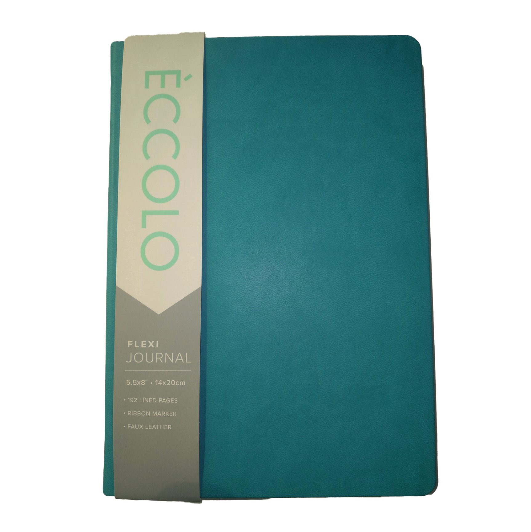 slide 1 of 1, Eccolo Flexi Journal - Teal, 5.5 in x 8 in