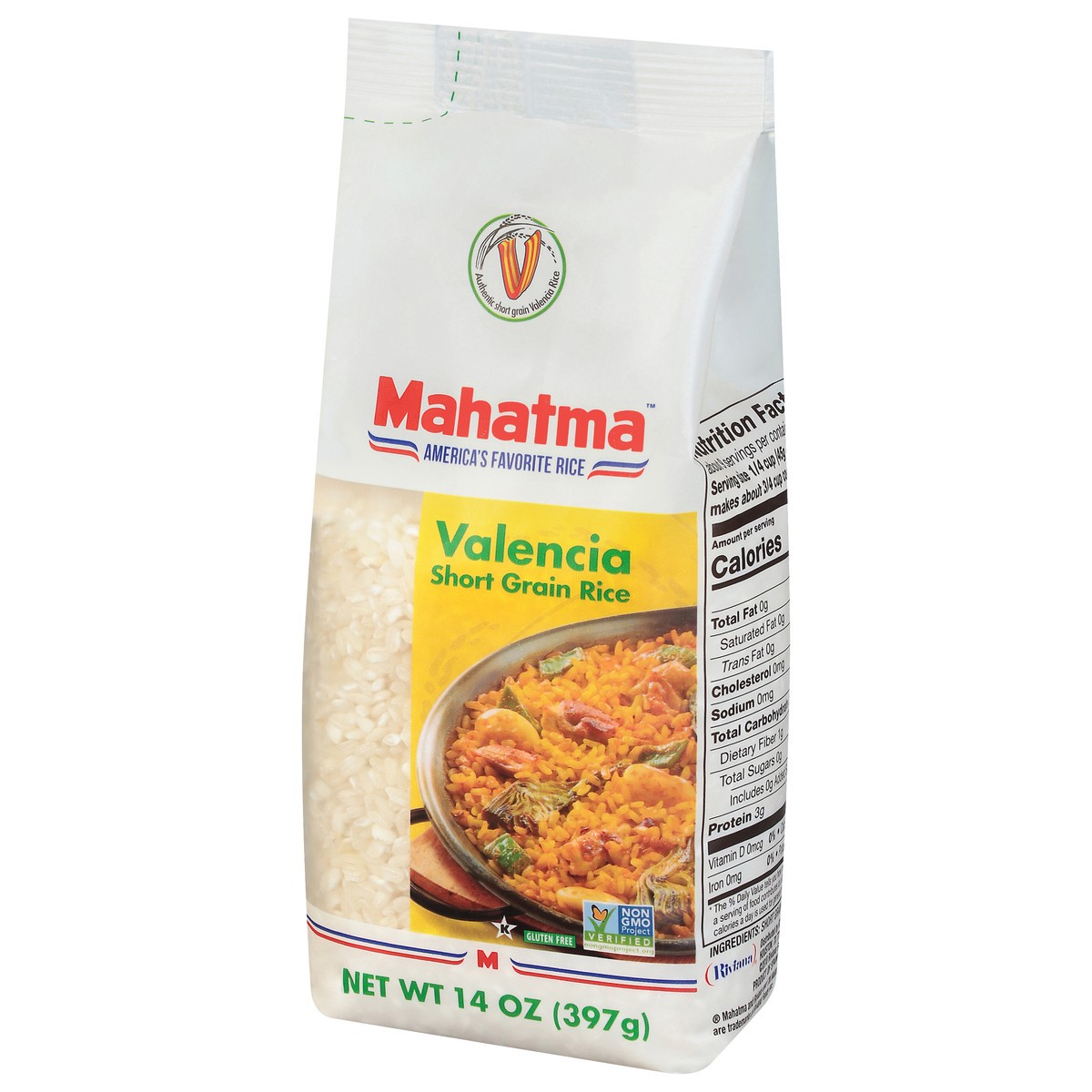 slide 5 of 9, Mahatma Rice, 14 oz