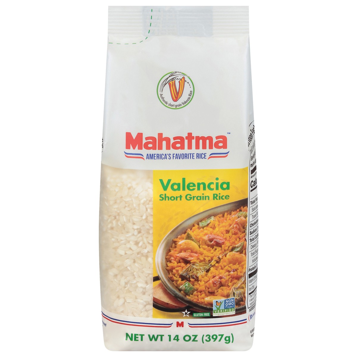 slide 1 of 9, Mahatma Rice, Short Grain, Valencia, 14 oz