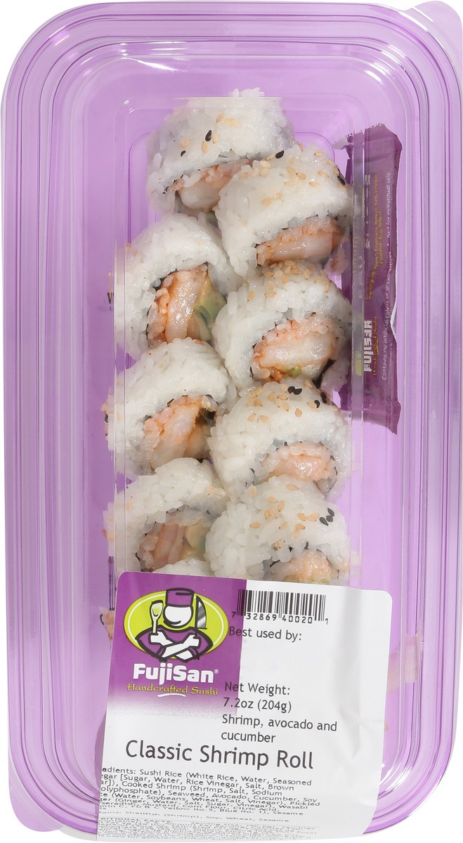 slide 8 of 12, Fujisan Classic Shrimp Roll Sushi 7.2 oz, 7.2 oz