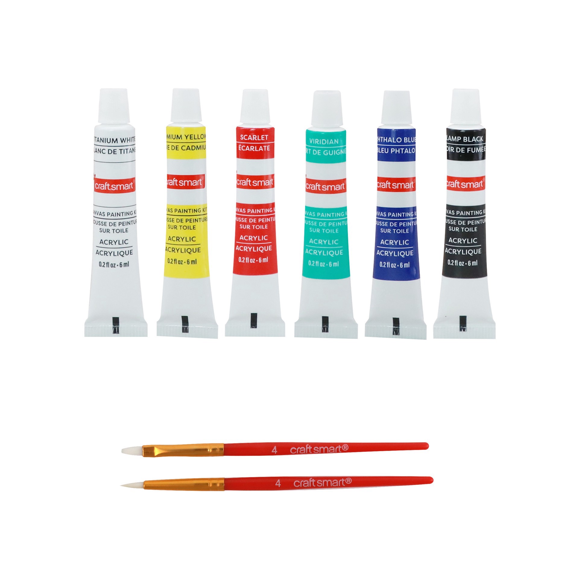 slide 7 of 8, Cats Mini Canvas Painting Kit By Craft Smart, 4 in x 4 in