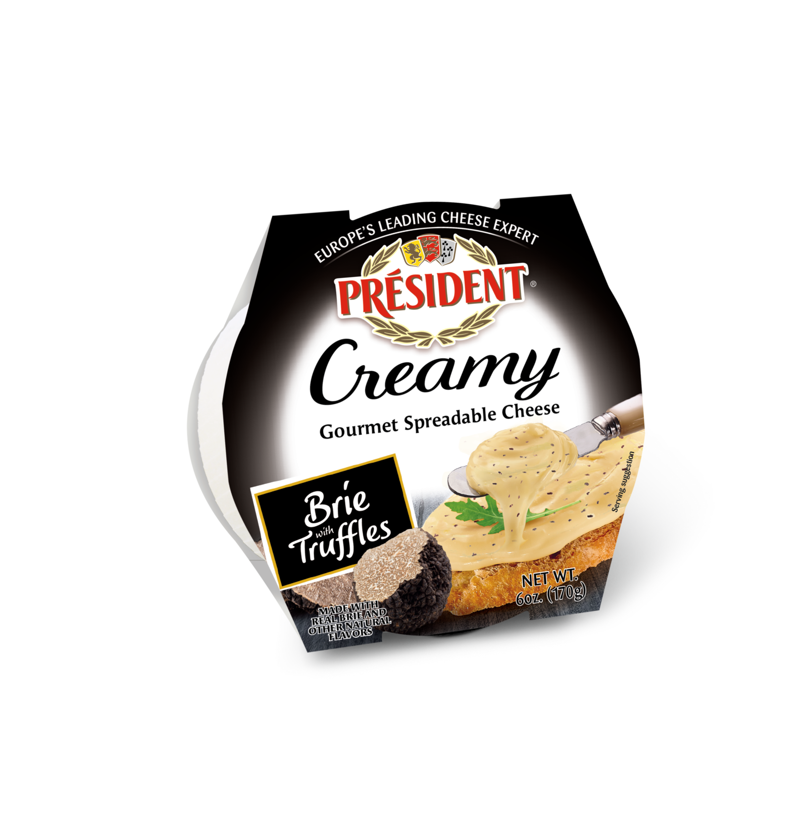 slide 1 of 1, Président Brie With Truffles, 1 ct