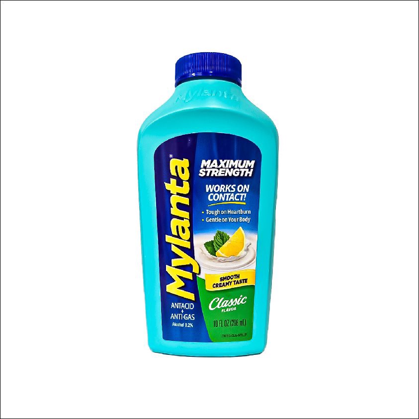 slide 1 of 1, Mylanta Antacid Gas Relief Classic, 10 fl oz