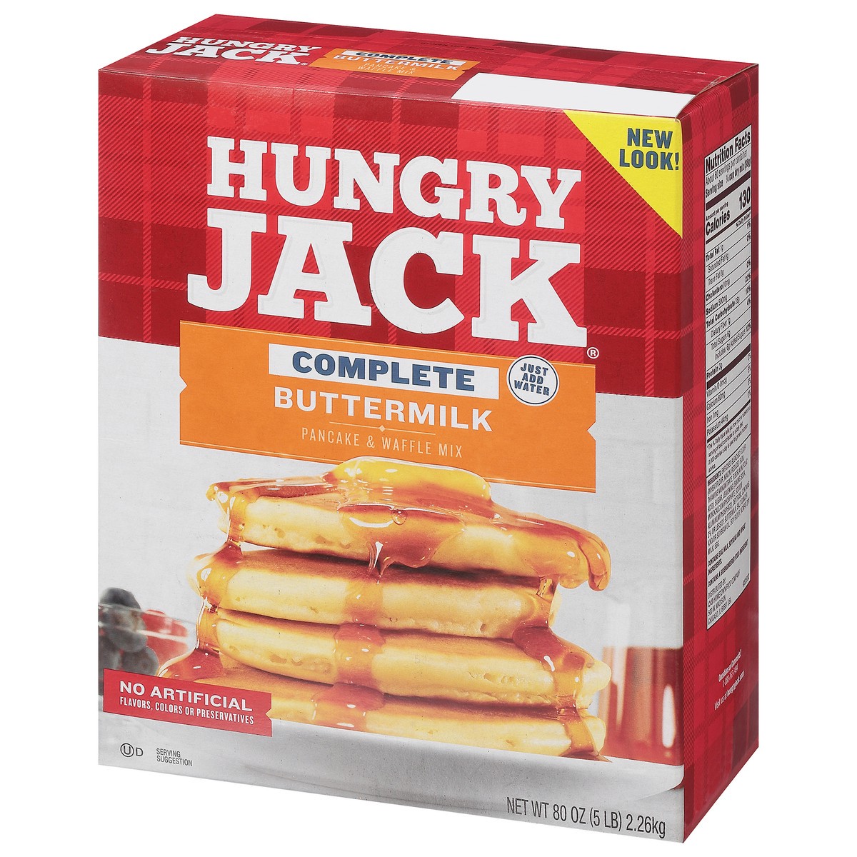 slide 4 of 9, Hungry Jack Complete Buttermilk Pancake & Waffle Mix 80 oz, 5 lb