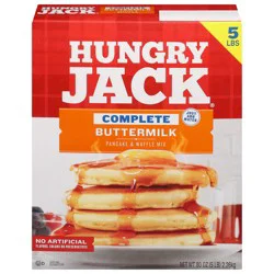 Hungry Jack Complete Buttermilk Pancake & Waffle Mix 80 oz