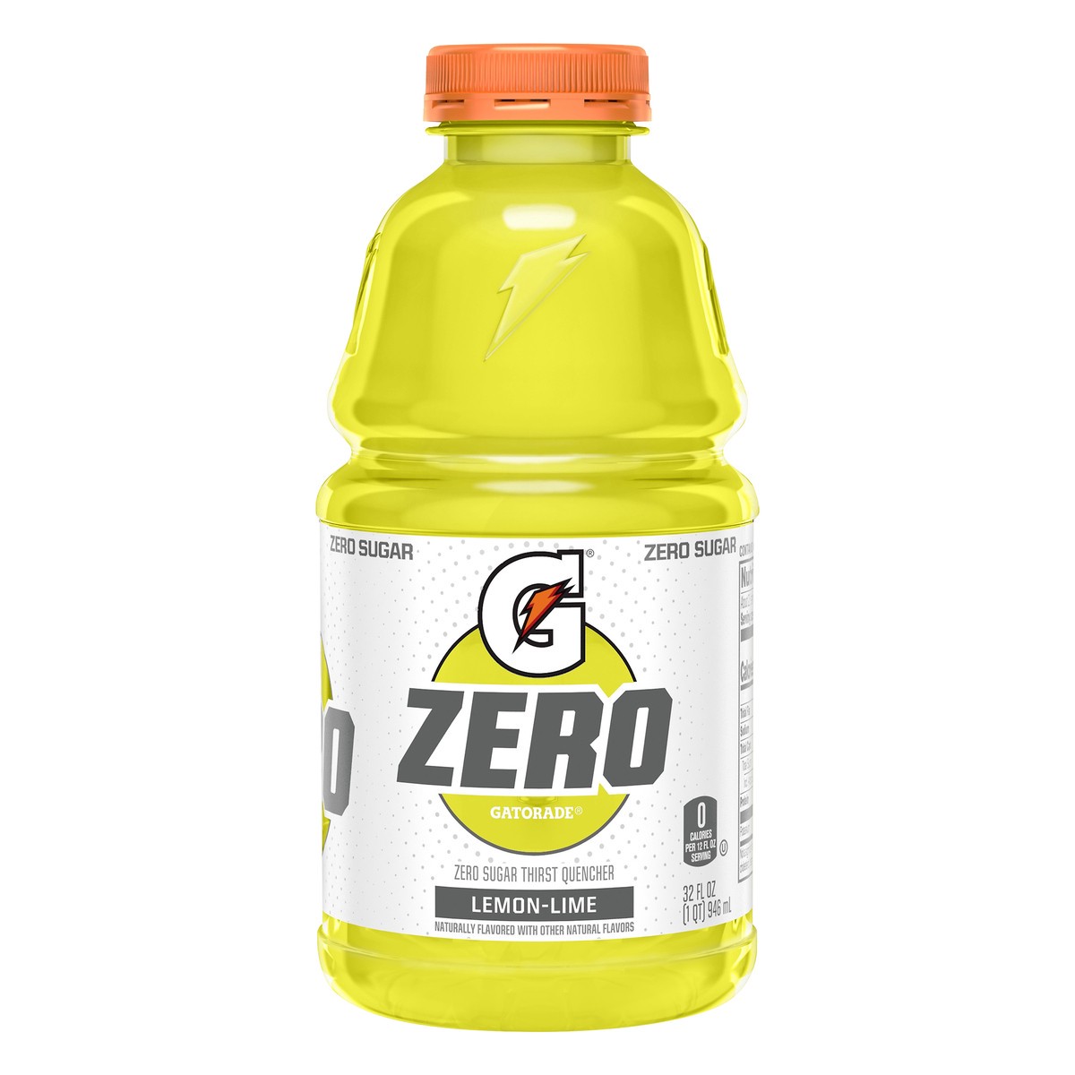 slide 1 of 6, Gatorade Zero Zero Sugar Lemon-Lime Thirst Quencher 32 oz, 28 oz