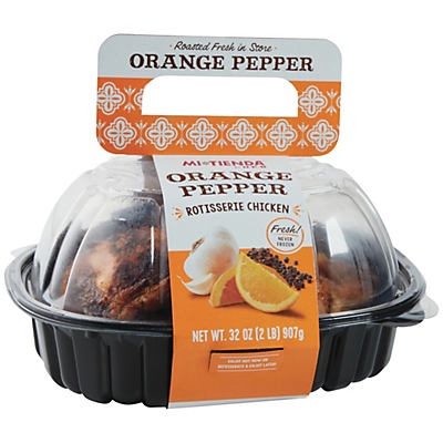 slide 1 of 1, Mi Tienda Orange Pepper Rotisserie Chicken, 2 lb