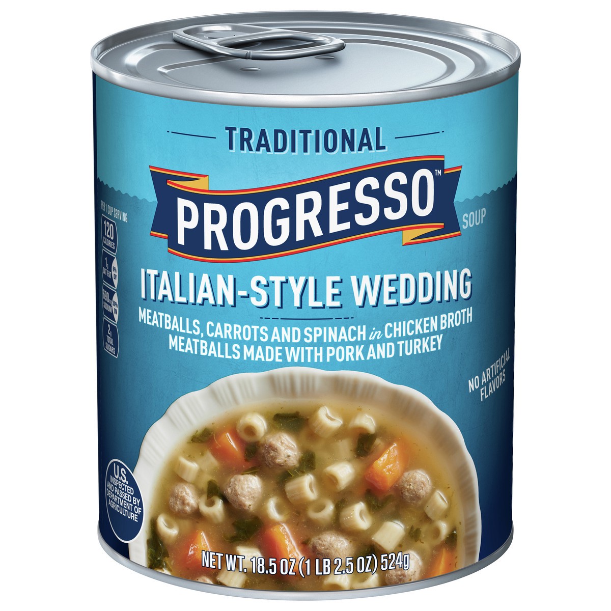 slide 1 of 3, Progresso Traditional, Italian-Style Wedding Soup, 18.5 oz., 18.5 oz